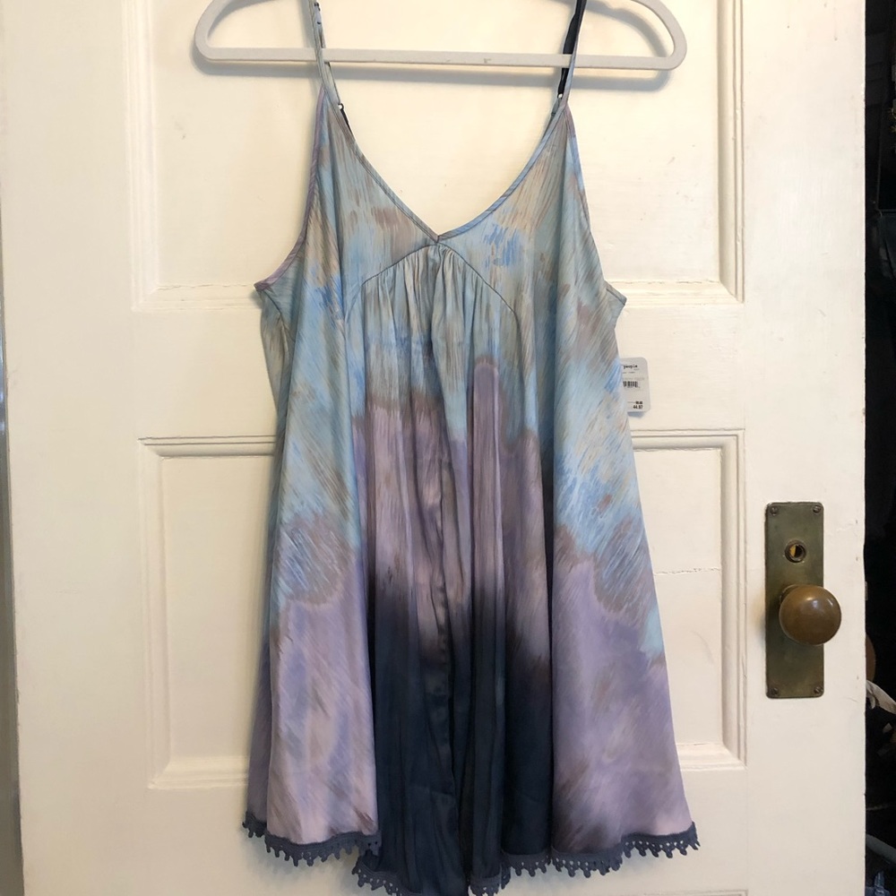 Free people midnight combo dress